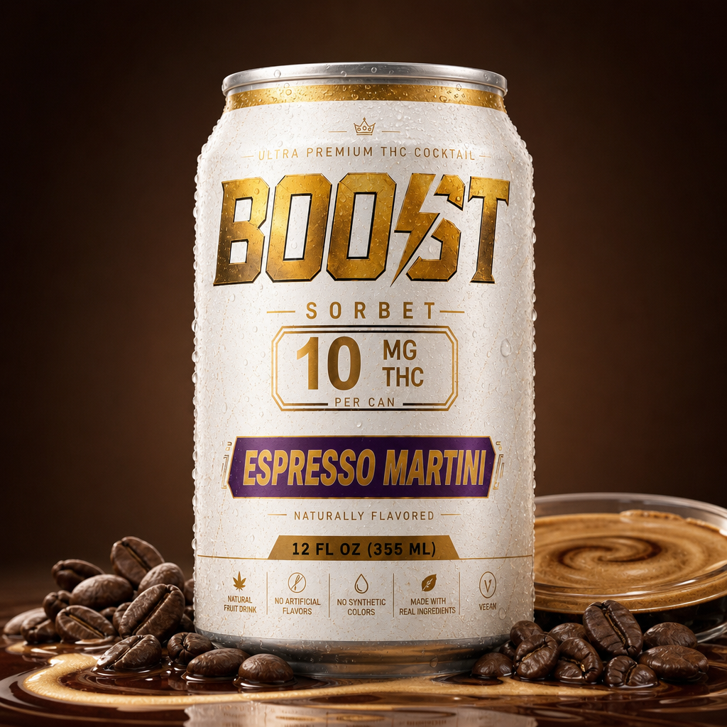 Boost Sorbet Espresso Martini can